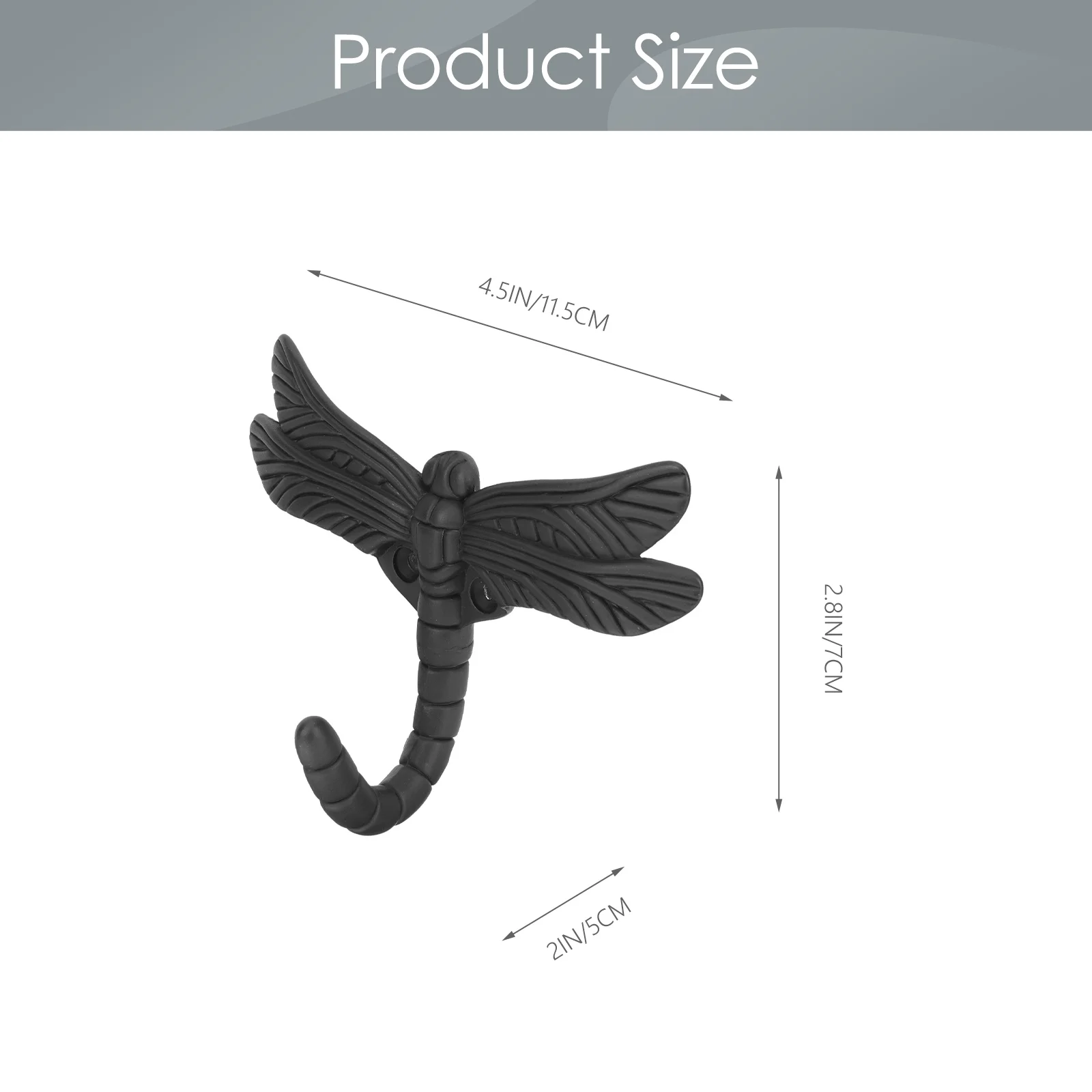 Крючок для стрекозы шляпа вешалка пальто многоцелевой ключ полотенец кованое