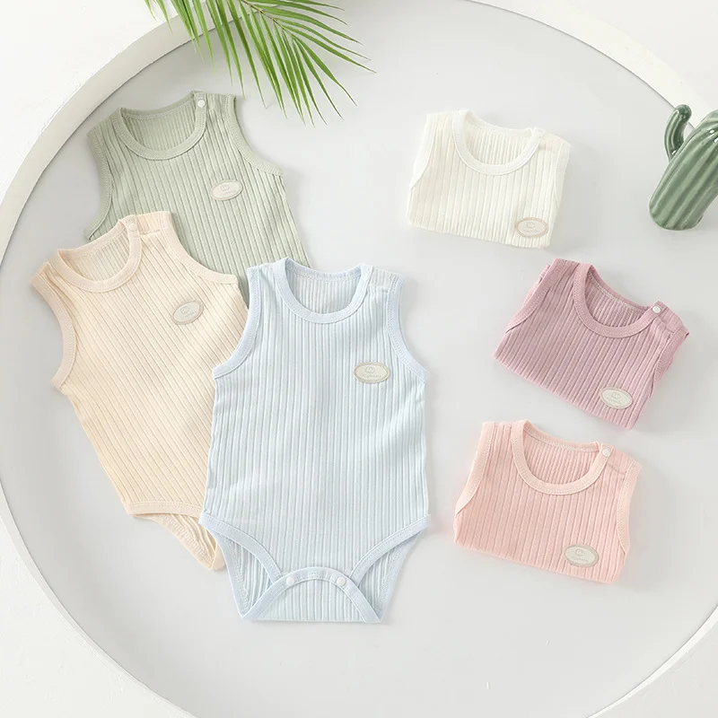 

Детские Майки, милый боди, летние майки из чистого хлопка, одежда для мальчиков и девочек