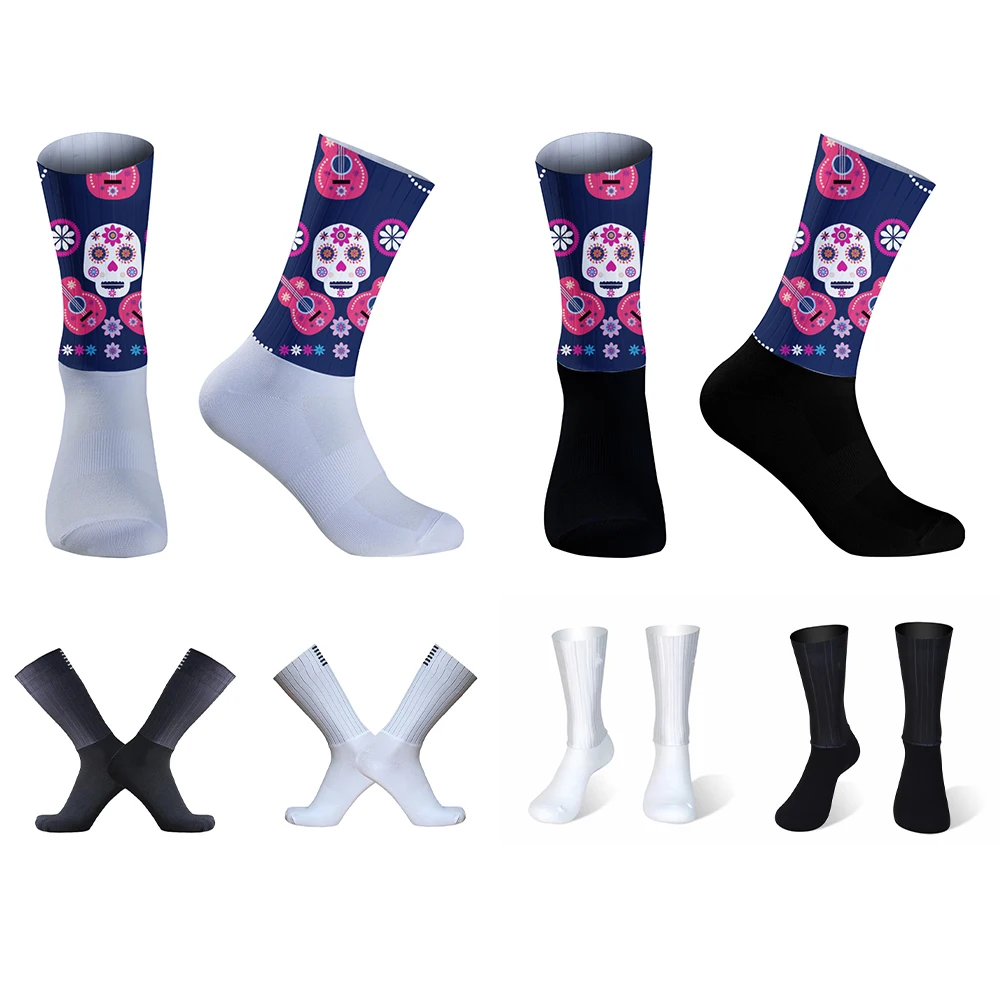 ze bezszwowe skarpetki rowerowe Slip Aero 2024 новые компрессионные спортивные носки для велосипеда