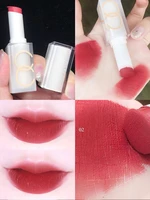 new arrival lipstick matte women beauty cosmetic lip makeup long lasting and waterproof lip gloss nude color