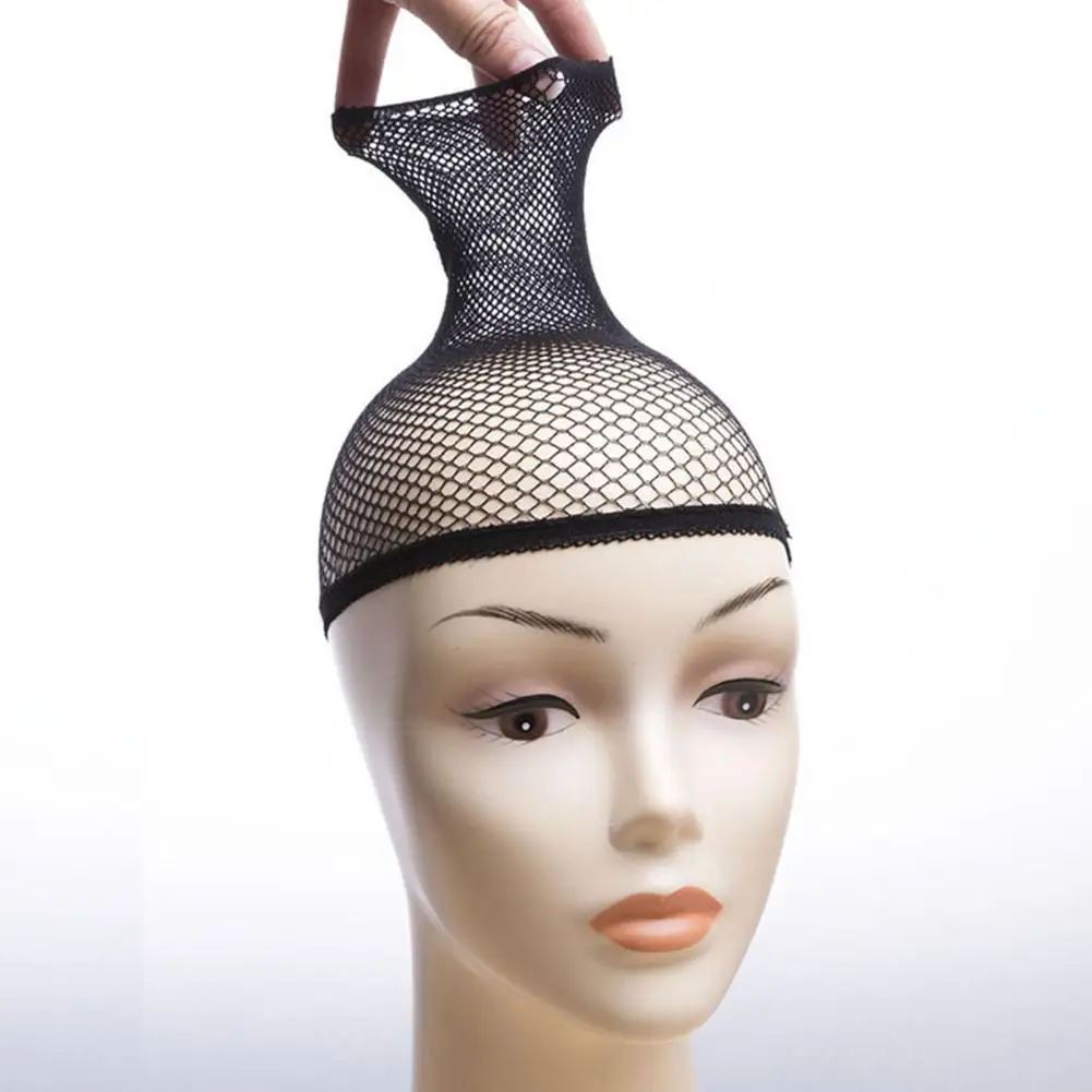 Wig Net Anti-Falling Washable Silk Wig Closed End Fishnet Mesh for Home