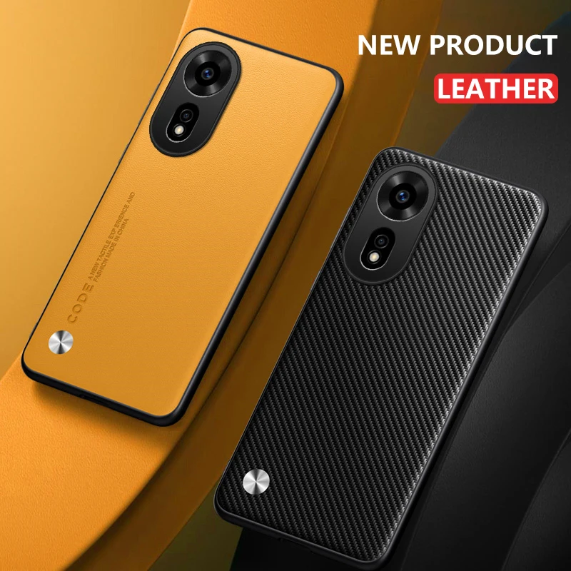 Кожаный чехол для Huawei nova 12 SE матовый Силиконовый из углеродного волокна с полной