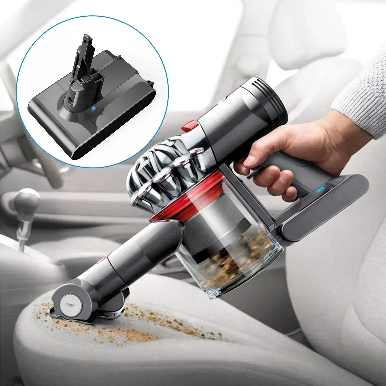 Перезаряжаемая батарея для пылесоса Dyson V8 V6 V7 V10 11 серии SV07 SV09 SV10 SV12 DC62 Absolute Fluffy Animal