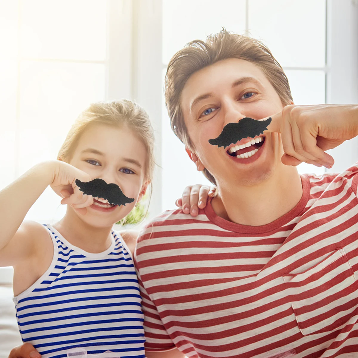 

24 Pcs Fake Beard Mens Sticking Stuffers Beards Costumes Props Mustache Stickers Fiber Artificial Mustaches Man