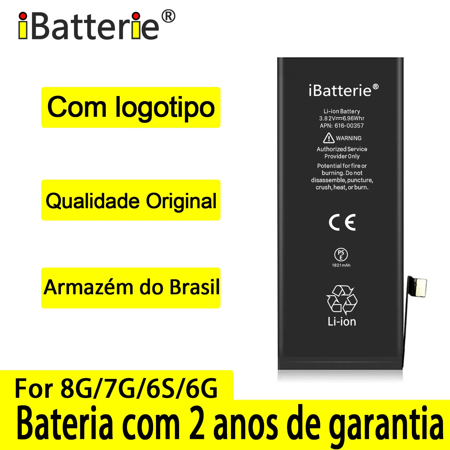 10pcs/lot iBatterie Original Quality For iphone 11 6s 7 8 Plus X XR XS MAX Replacement Bateria For iphone 11 12 Pro Max Battery