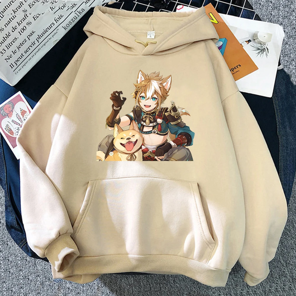 

Genshin Impact Gorou Hoodie Women Funny Graphic Kawaii Shiba Inu Hoodies Unisex Haruku Hooded Sweatshirts Anime Clothes Korea