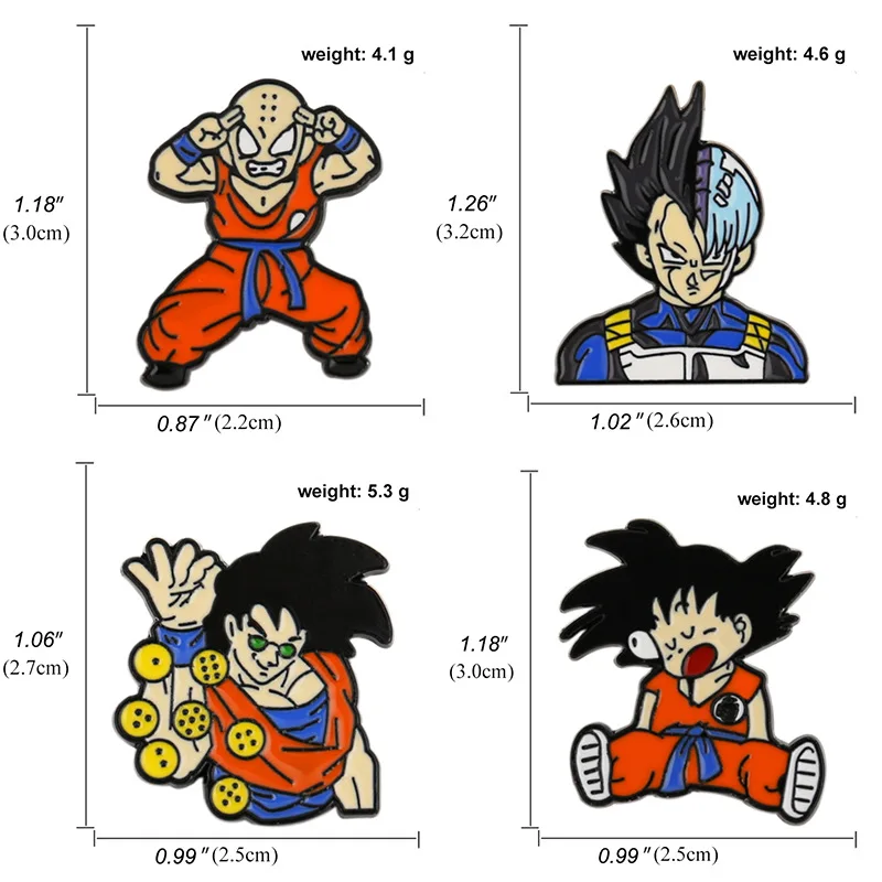 Значки в виде жемчуга дракона на рюкзак женская брошь манга Мультяшные забавные