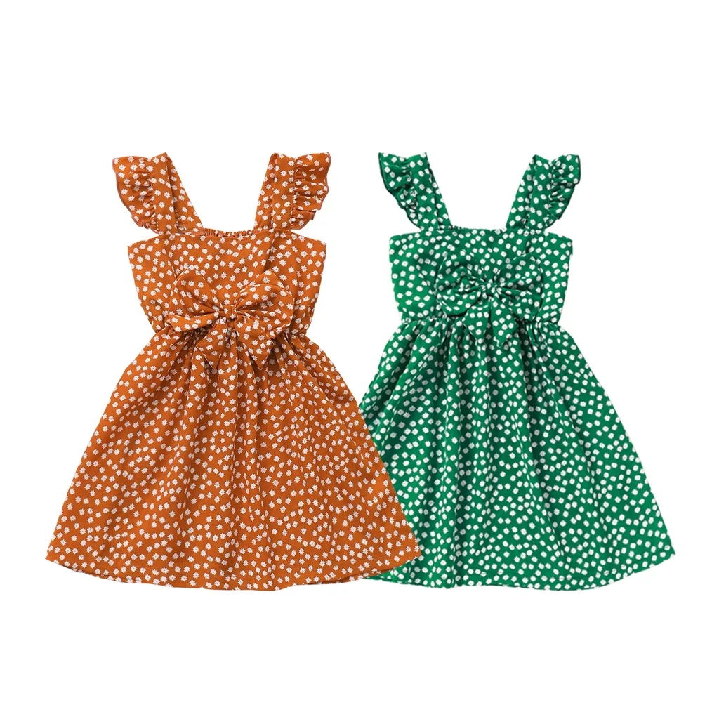 

Kids Girl Clothes Dress For Girl Wave Point Leisure Princess Dresses Children Girl 2023 Summer Fashion Clothes For 1-6 Yeas