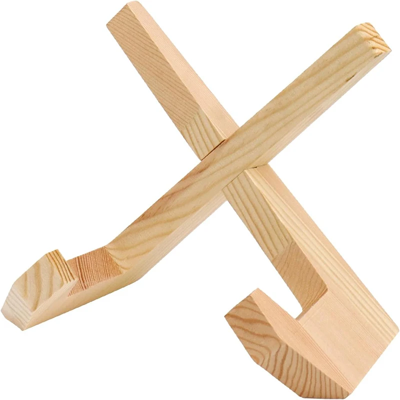 Деревянная Подставка Для Книги Рецептов Держатель Компакт-дисков Поднос Тарелок