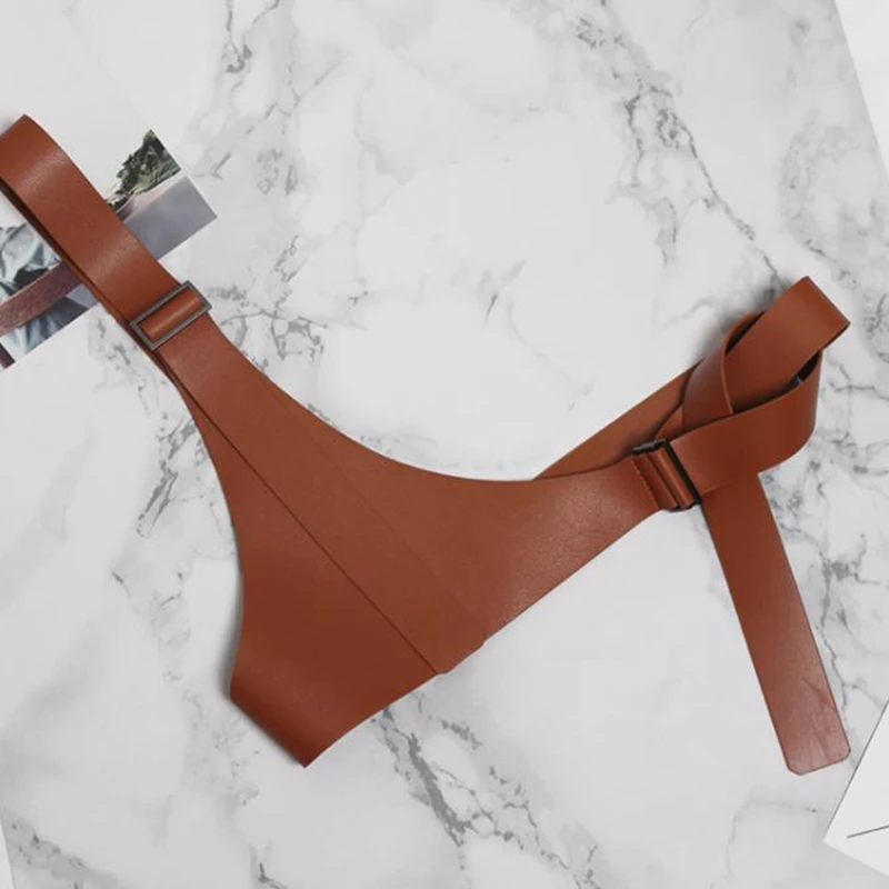 Модный женский ремень из искусственной кожи ремешок нестандартный