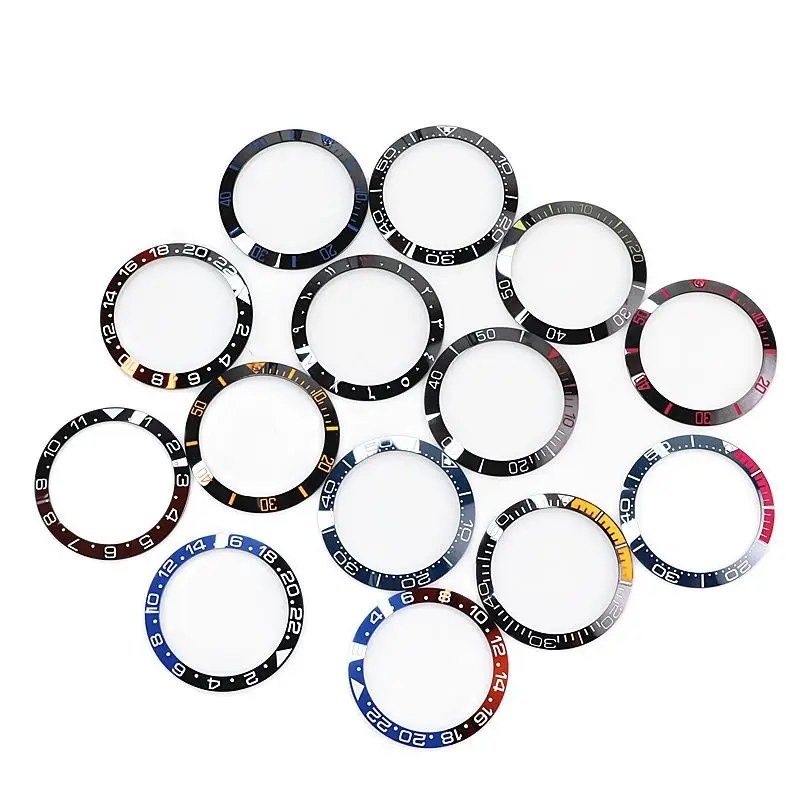 

70 Styles 38mm 40mm Sub Gmt Yacht Style Polished Matte Ceramic Bezel Insert For Rlx Seiko Diving Watch Bgw9 Luminous Ring Parts