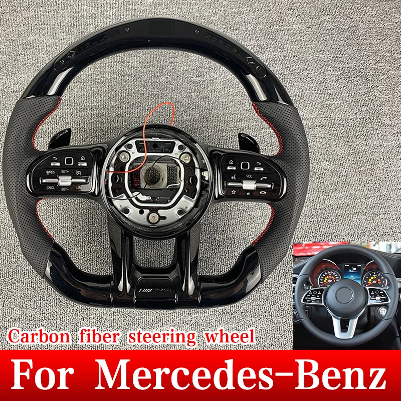 

Рулевое колесо из углеродного волокна для Mercedes Benz C43 SLC43 GLC43 GT E53 CLS53 GT53 GLE53