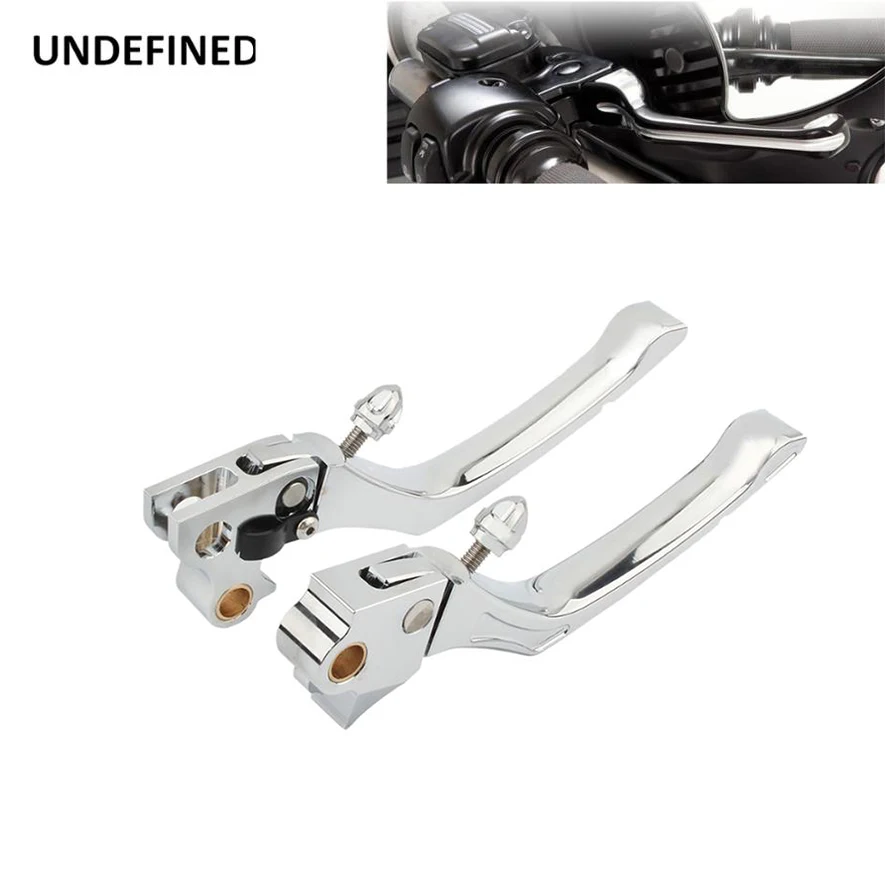 

Brake Clutch Levers Adjustable Aluminum For Harley Dyna Sportster 1200 883 XL 1996-2003 Softail Touring Road King Street Glide