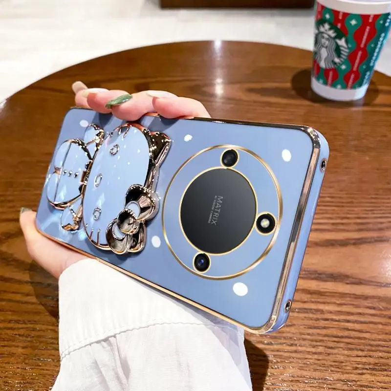 Чехол с зеркальным кронштейном Hello Kitty для телефона Huawei Honor 10 10i 20 20S 30 30S 50 Lite 60 SE 70 80