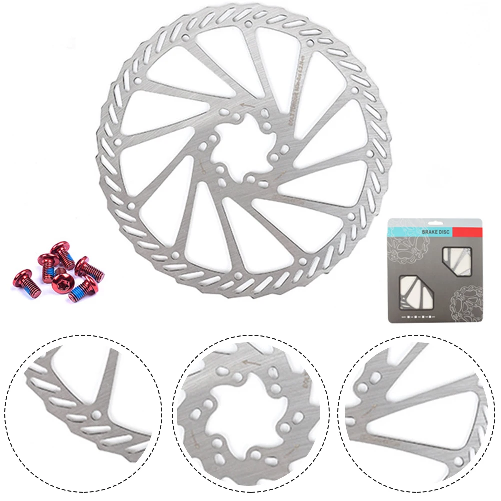 

Bicycle 203mm Rotor Mountain MTB Bike Disc Brake Rotor With 6 Bolts Steel High Strength Stainless Steel MTB Rotor Bike Parts