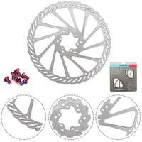 bicycle 203mm rotor mountain mtb bike disc brake rotor with 6 bolts steel high strength stainless steel mtb rotor bike parts