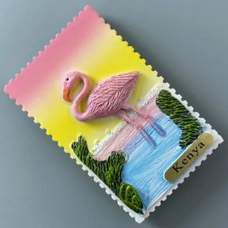 Кения наклейки на холодильник африканское озеро Накуру сувениры для путешествий