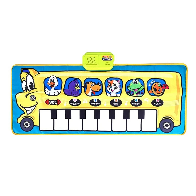 

Hot Sale Musical Mat For Toddlers Baby Piano Musical Mats Dancing Playmat Musical Toys Best Gift For Toddlers Kid Girls Boys