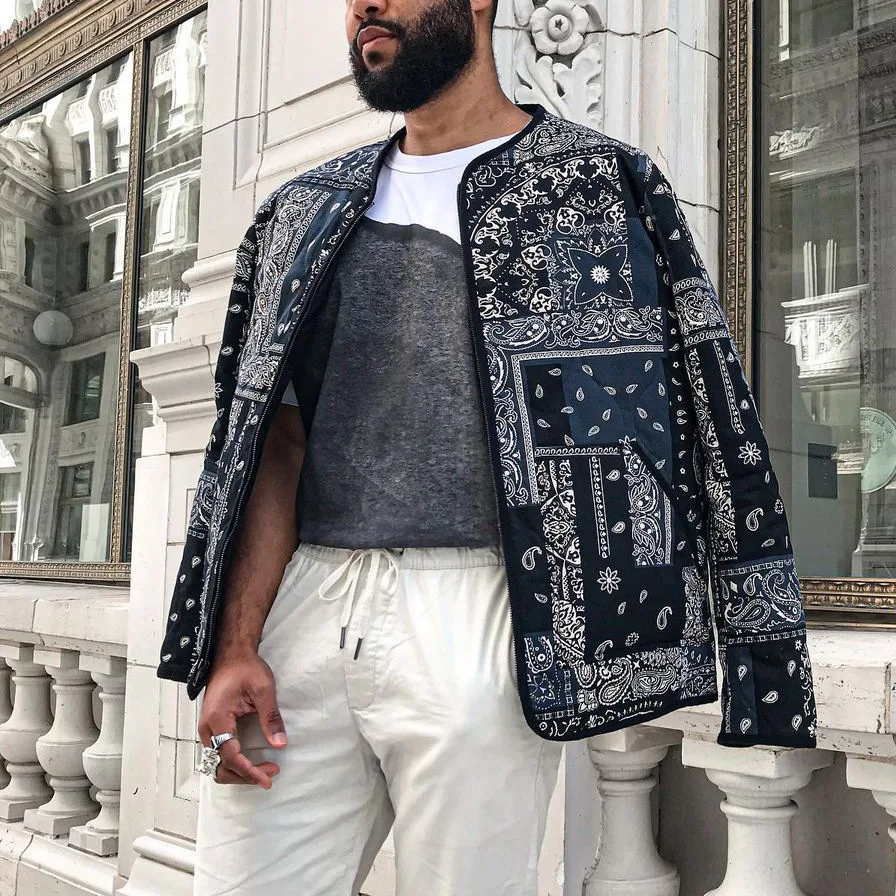 Baseball Jackets for Men 2022 Loose Top Fashion Varsity Jacket Hip Hop Broken Flower Plus Size Coats Long Sleeve Streetwear