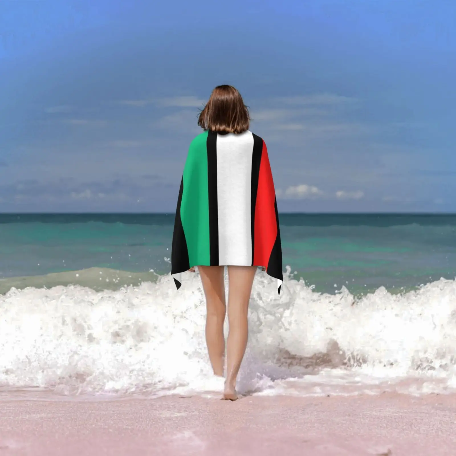 Flag Of Italia Bath Towel Beach Cushion Italie Italia Italy Italiano Italian Napoli Naples Roma images - 6