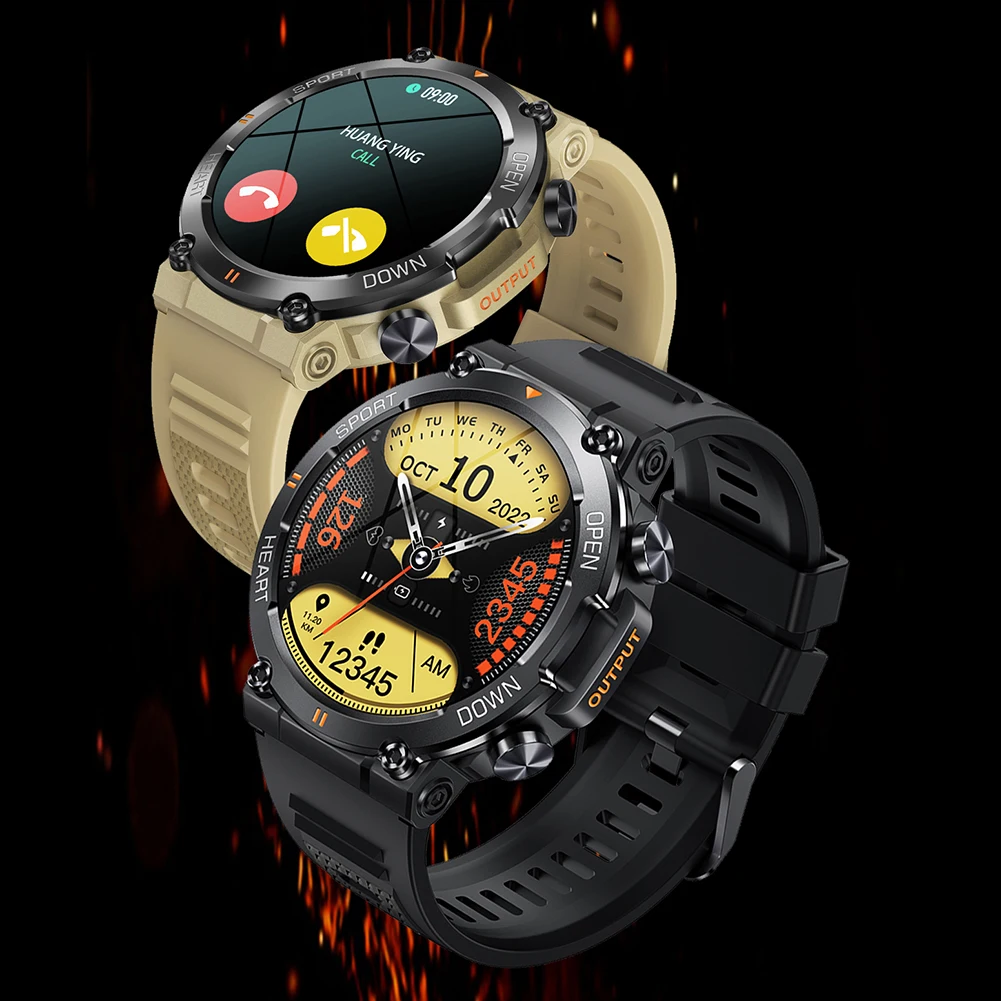

K56PRO Fashion Smartwatch Heart Rate Blood Pressure Monitor Bluetooth-compatible 5.0 Call 1.39-inch Screen Sports Smart Watch
