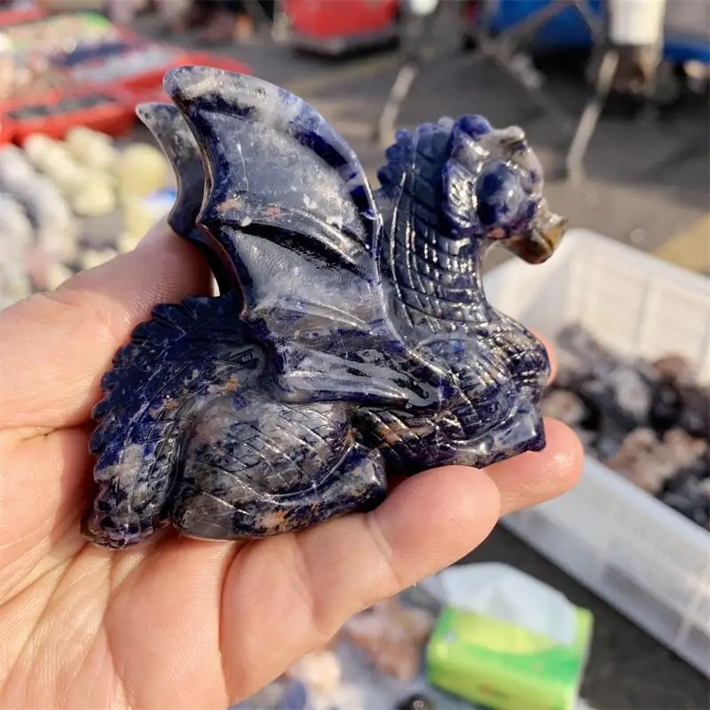 Хрустальная фигурка дракона