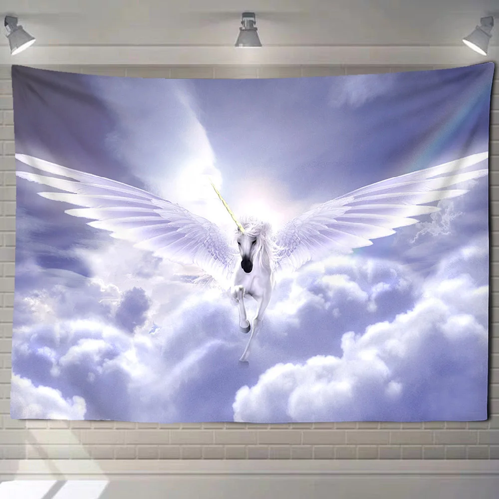Гобелен Pegasus с изображением лошади украшение на стену фоновая ткань