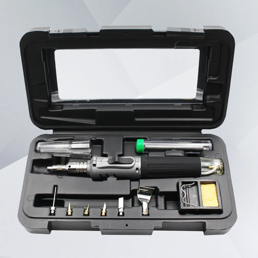 Многофункциональный аккумуляторный газовый паяльник 10-в-1 с самовыравниванием