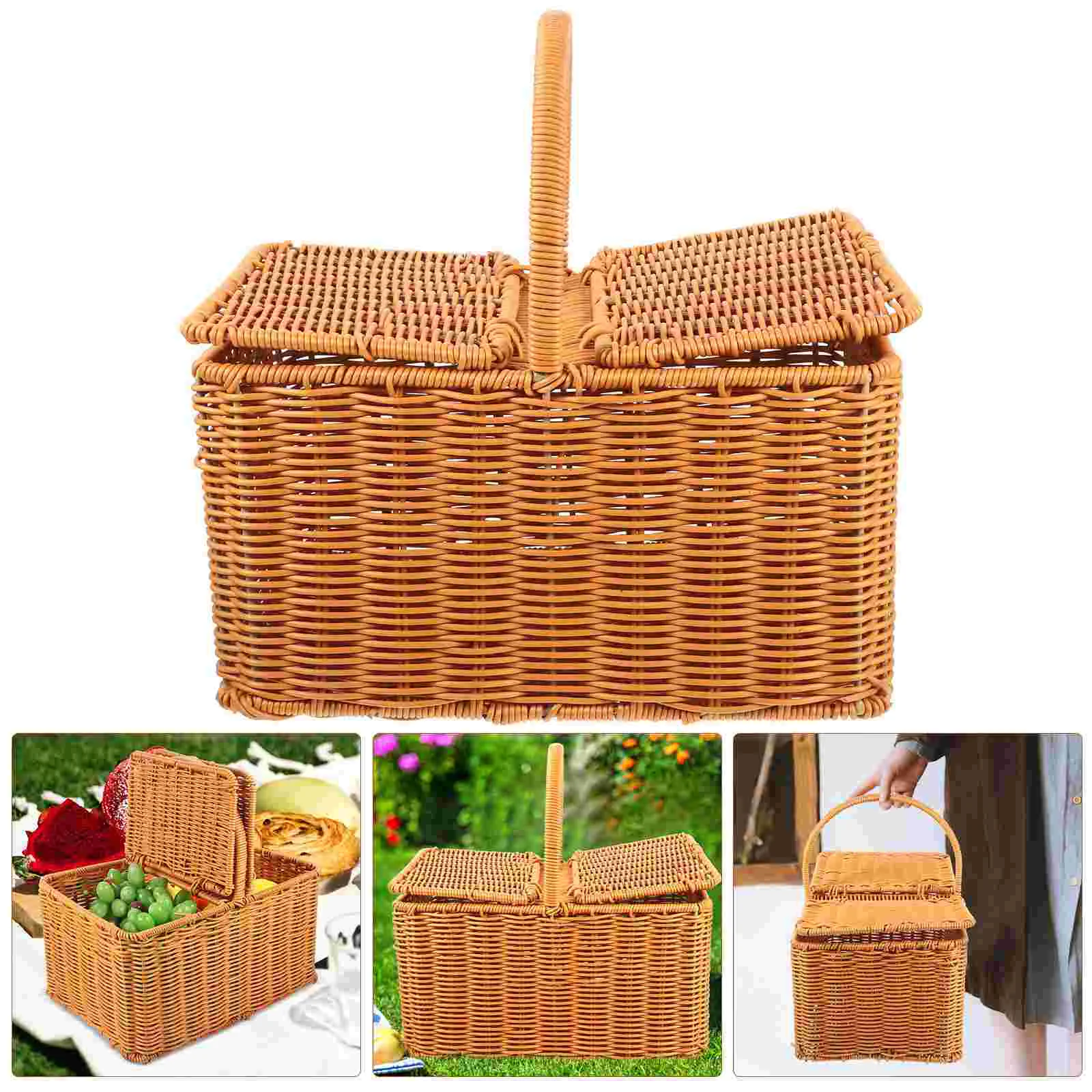 

Woven Baskets Onion Vegetable Basket Candy Basket Rattan Basket Candy Storage Basket Insulated Cooler Basket