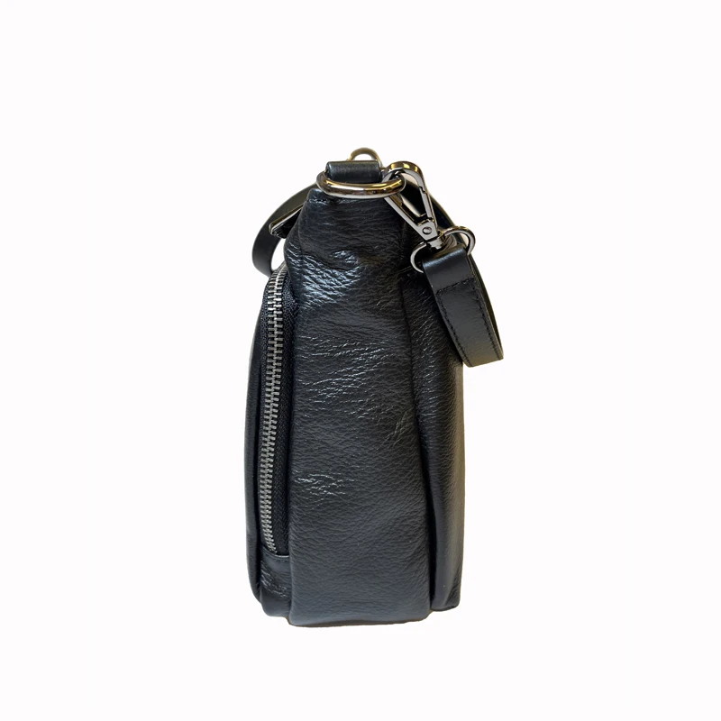 2 Straps, Roomer, Fine Calfskin Leather, 100% Cow's Skin, Girl's Shoulder Bag,Women Genuine Leather Crossbody Bag, T130