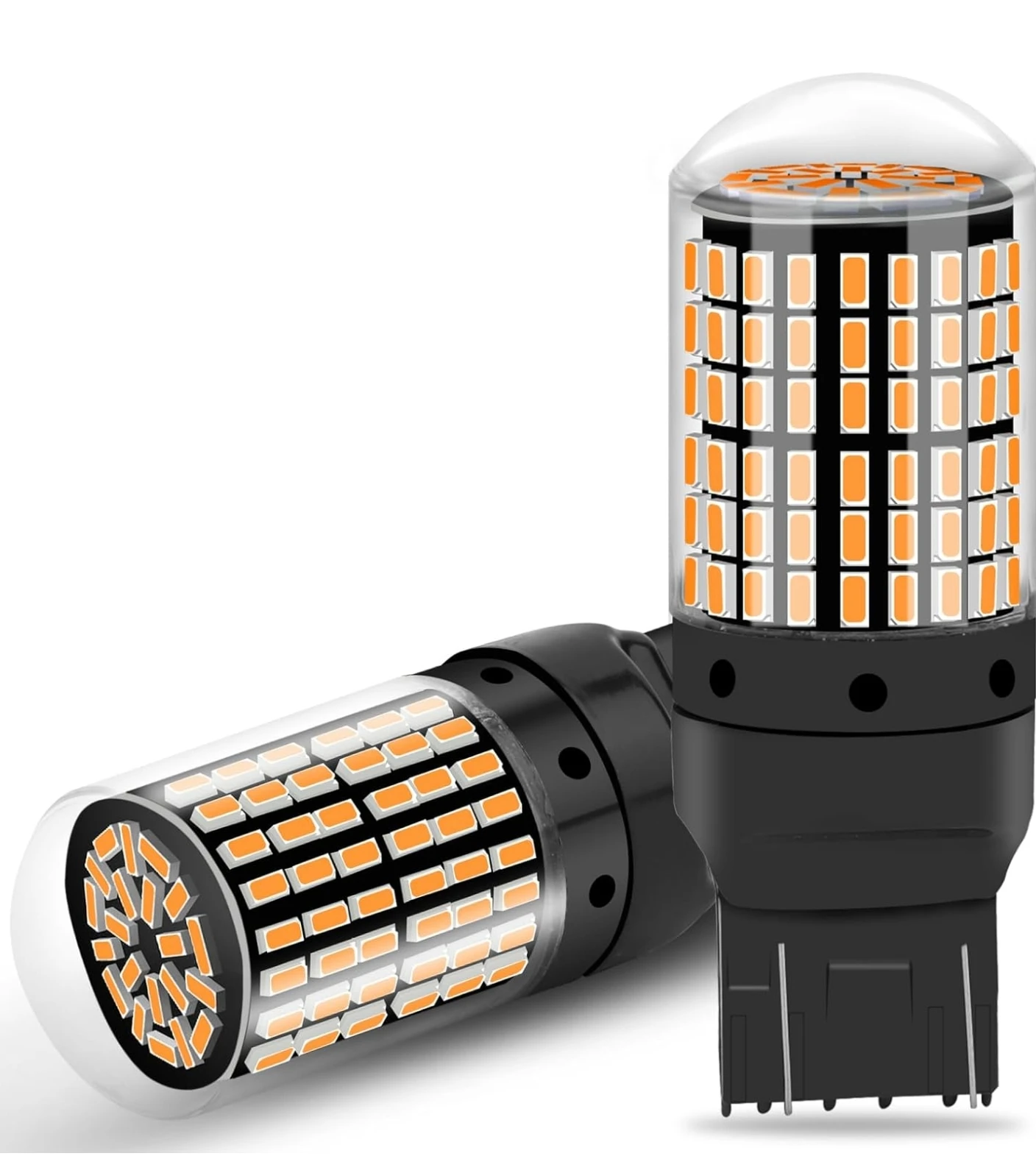 

2024 Модернизированные светодиодные лампы 7440/7443 144-SMD 4400/LM 500% 7440A 7443A 992 T20 Светодиодные лампы, используемые для резервного обратного хода/заднего/торма/