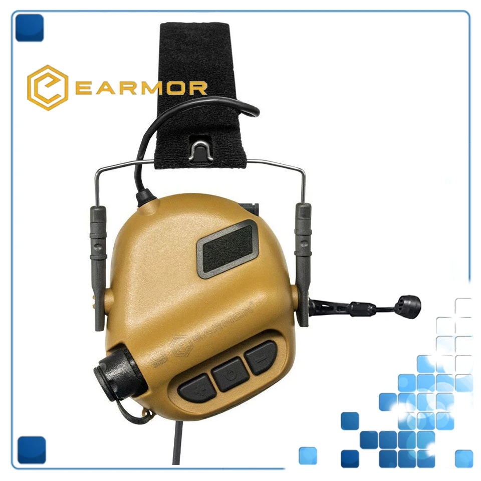 Тактические гарнитуры EARMOR M32 MOD4 CB наушники Softair для стрельбы и авиационной связи
