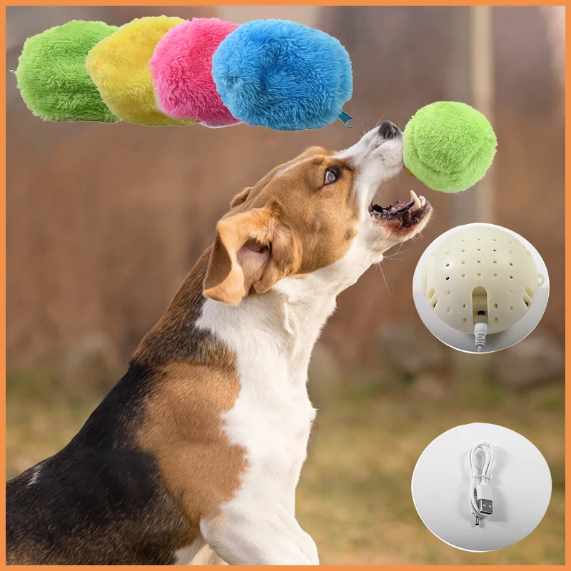 

Умные игрушки для собак, автоматический вращающийся мяч для кошек, Электрический мяч для собак, Интерактивная игрушка для собак, тренировочные самодвижущиеся игрушки для щенков, аксессуары