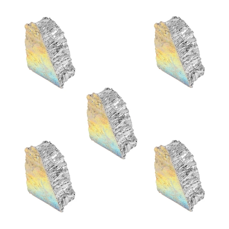 

5X 1KG Bismuth Metal Ingot 99.99% Pure Crystal Fr Making Crystals/Fishing Lures