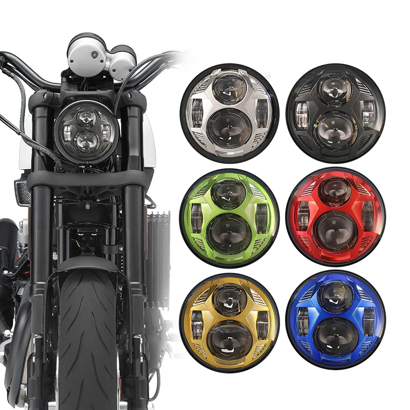 Налобный фонарь светодиодный 5 75 дюйма для Honda Shadow VT 600 700 750 1100 VTX 1300 - Цена: 2727.48
