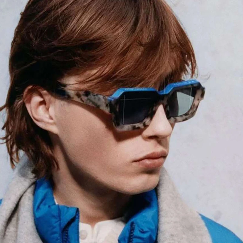 Классические брендовые дизайнерские Квадратные Солнцезащитные очки для женщин