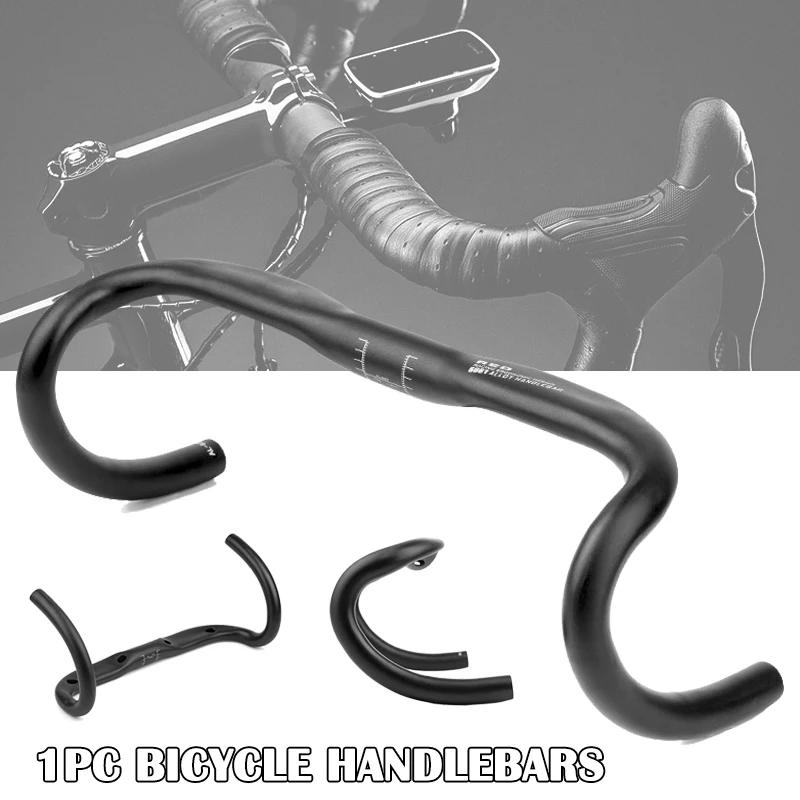 

Road Bike Aluminum Alloy Handlebar Racing Cycling Bicycle Drop Bar 31.8mm Bicycle Handlebar Bike Handlebar MC889