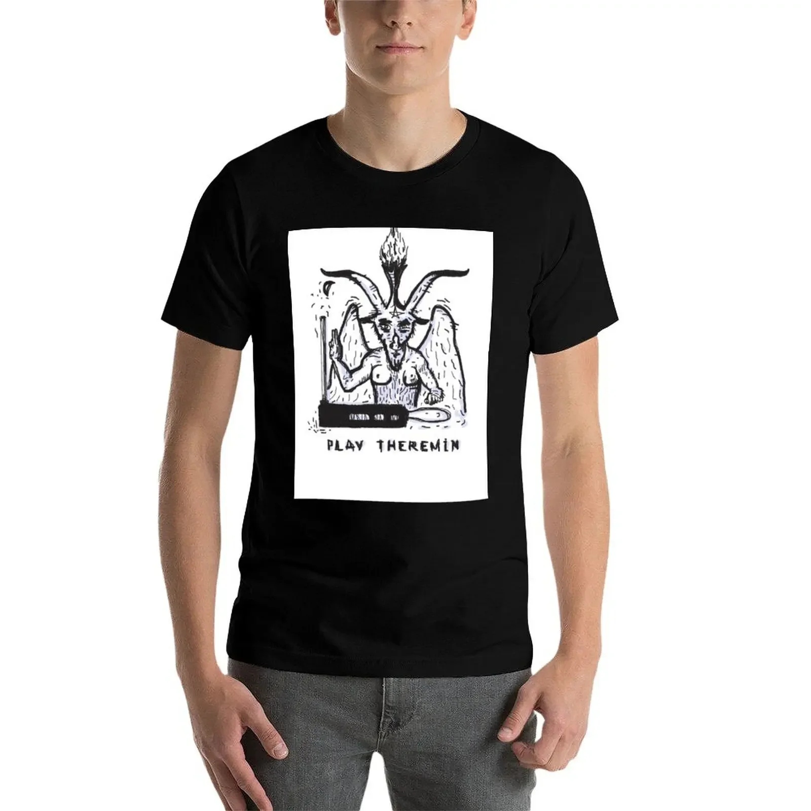 Мужская футболка PLAY THEREMIN хлопковая