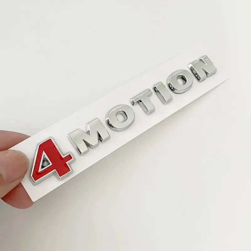 Фото 3D-буквы из ABS-пластика для автомобилей Passat B6, Polo, Tiguan, Touareg, Golf MK4, наклейка 4 MOTION, эмблема 4MOTION, аксессуары №1