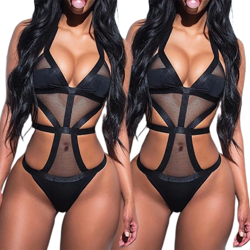 

G92F Women's Sexy Underwear Sports One-Piece Three-point Swimsuit Bikini