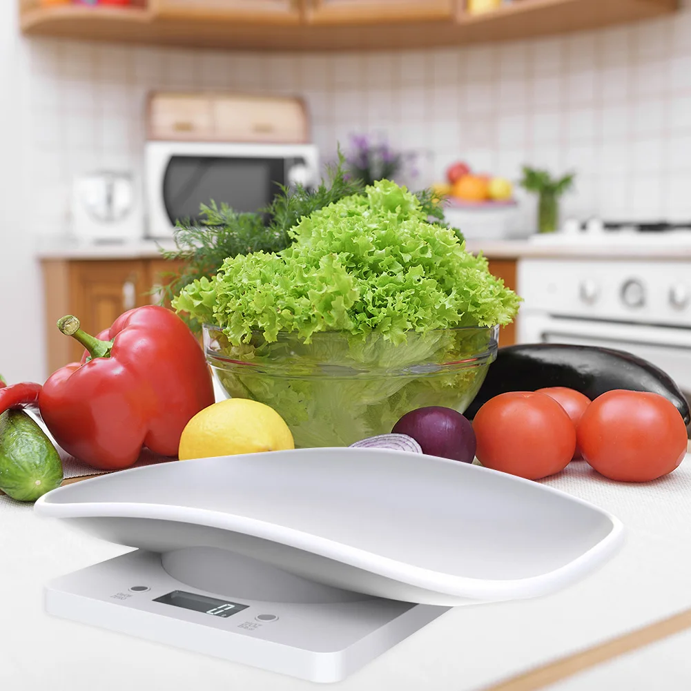 

Измерительные Цифровые весы Friut с ЖК-дисплеем, электронный лоток с изогнутой поверхностью, точный кухонный инструмент для выпечки