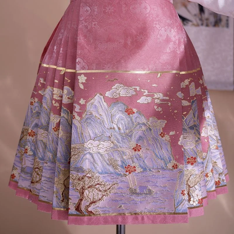 Лето 2023 новая короткая юбка с конским лицом белый короткий комплект