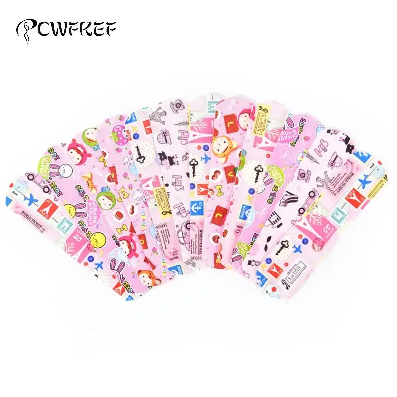 

50PCs Band Aid Waterproof Breathable Cartoon First Aid Adhesive Bandages Plasters Child Adults Kids Wound Stickers