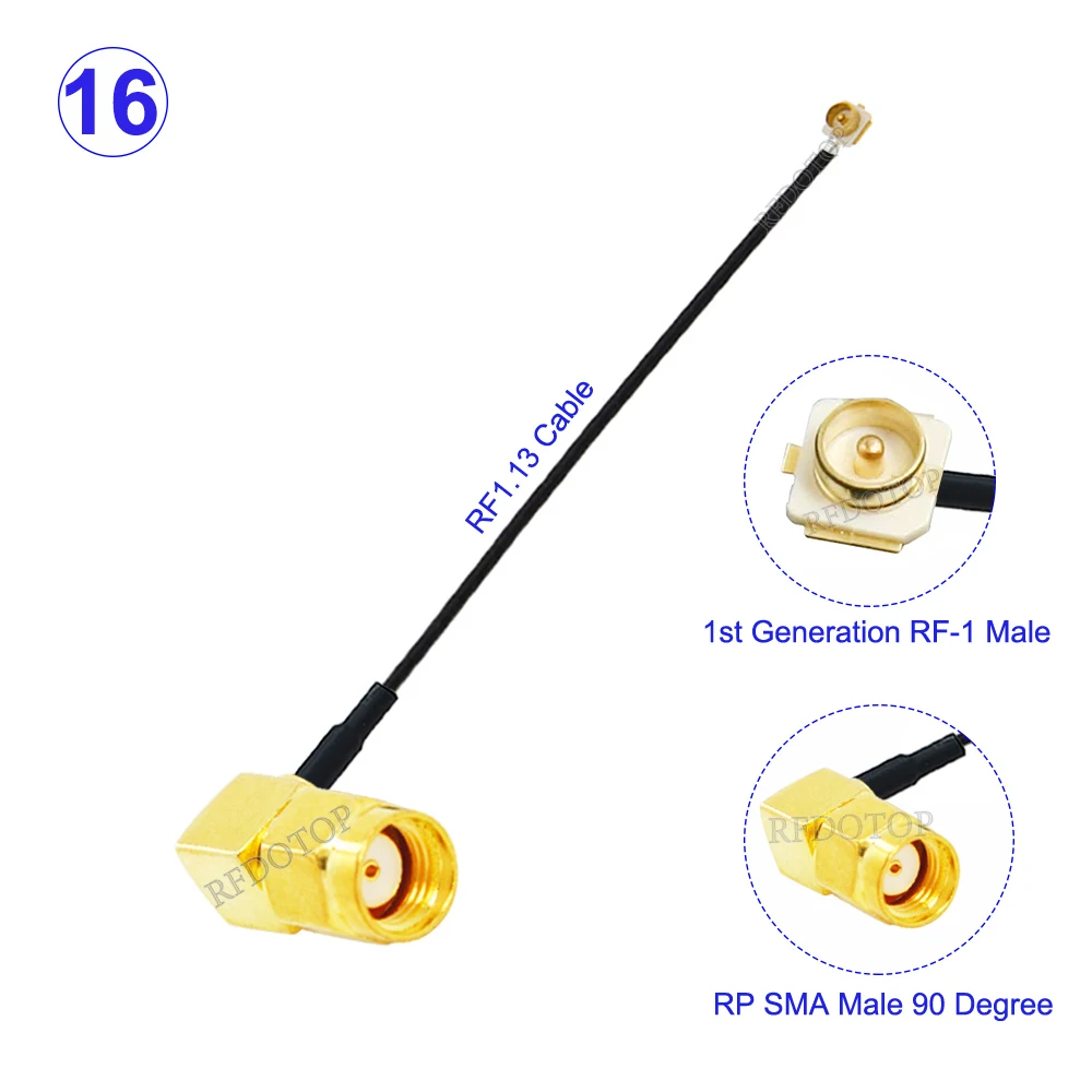 1 шт. кабель SMA к IPX SMA «мама» к U.FL IPX-1 «папа» разъем WIFI антенна RF кабель RF1.13 OD = 1,13 мм удлинитель косички