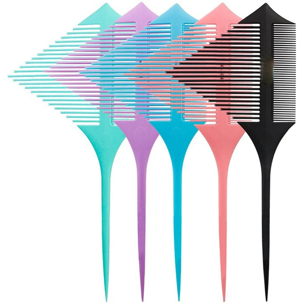 

Dyeing Comb Multifunctional Double-sided Pointed-tail Triangle Pick Comb Portable Comb For Hairstylist