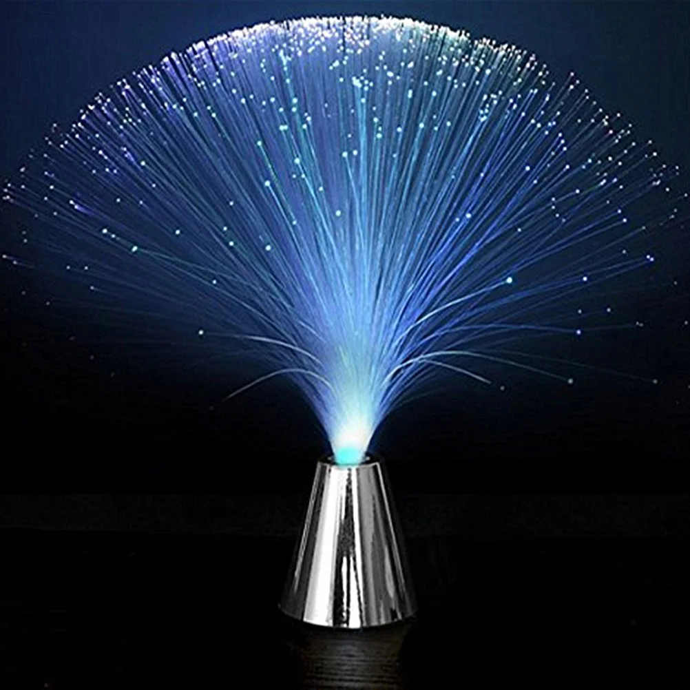 

4 Pcs LED Fiber Optic Lamp Colorful Fiber Optic Lights Decorative Lights for Bar Store Party - No