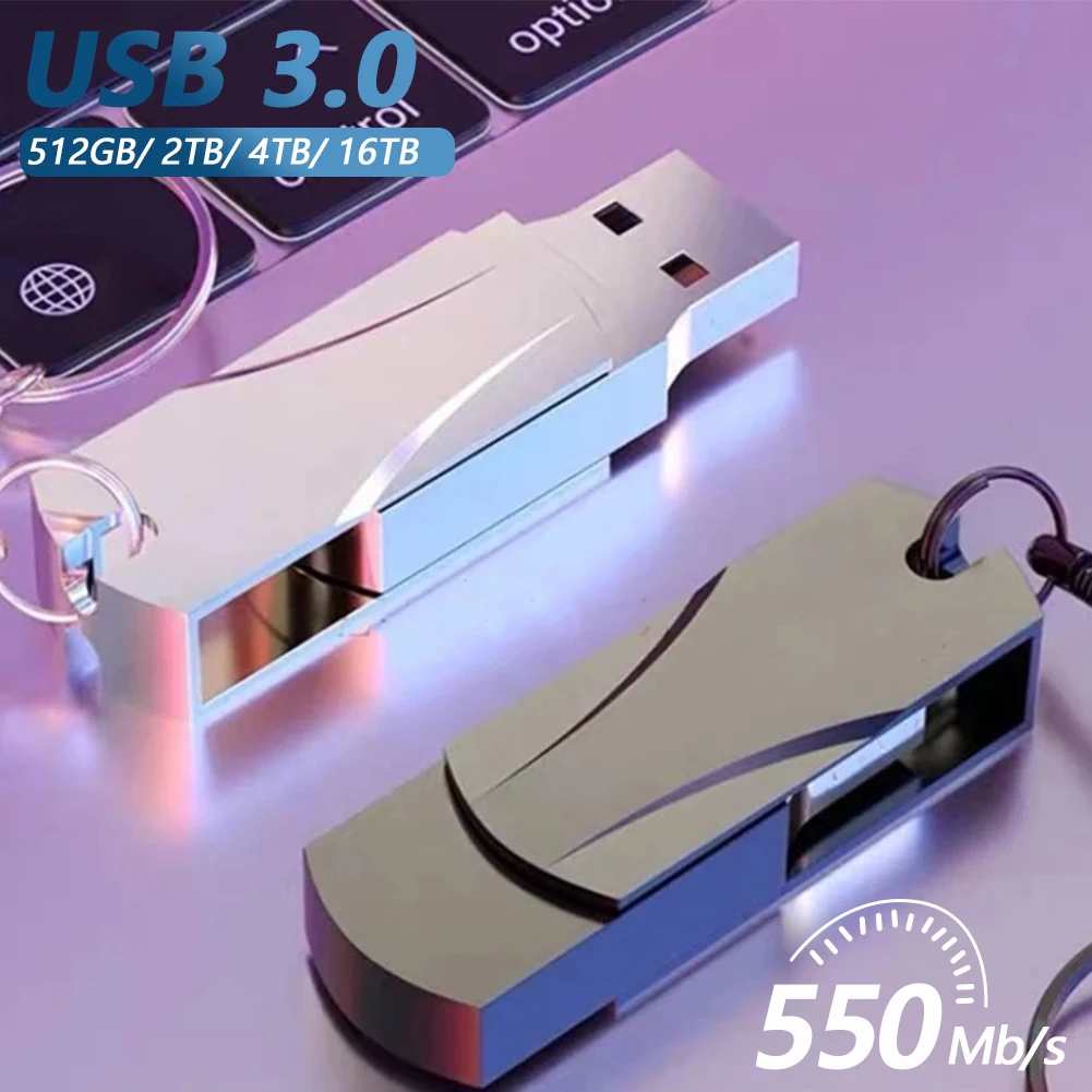 

Мини-жесткий диск USB 3,0 высокоскоростной Флэш-накопитель 16 ТБ портативный флэш-накопитель внешняя флэш-память Type-c адаптер для ноутбука и настольного компьютера