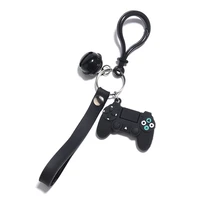 creative video game handle keychains joystick model keyring for men women couple key holder gifts