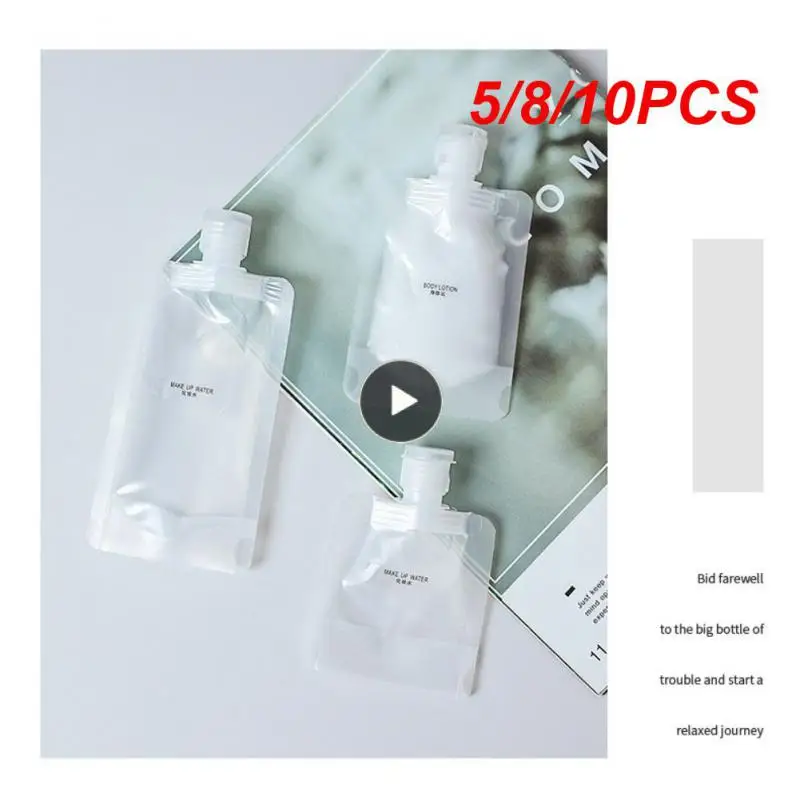 

5/8/10PCS Bathroom Makeup Bottle Water Bottle Organizer Storage Camping Bathroom Accessories Bottle