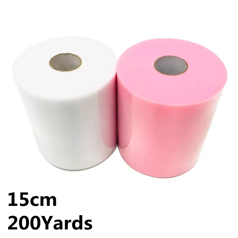 

2022Tulle Roll 200 Yards Organza Wedding Decoration TUTU Baby Shower Tulle Roll 15cm Decoration Party and Events